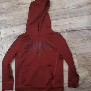 Burgundy puma sweatshirt